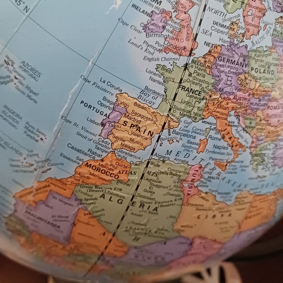 🌎Vintage Cram's Universal Terrestrial 🌎Large 16"×13"Globe,Nice Gift Item.🌎 - Picture 6 of 16